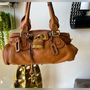 Chloe Vintage Paddington Leather Shoulder Hand Bag